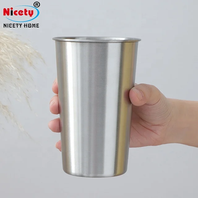 

Amazon hot sale stainless steel cup metal high quality beer cup travel water cup