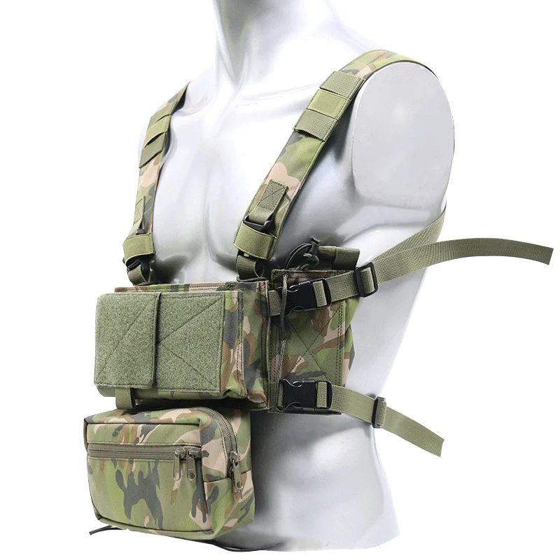 

tactical chest rig in M81 Type Chinese Camouflage 500D nylon cordura waterproof easy carrying military vest