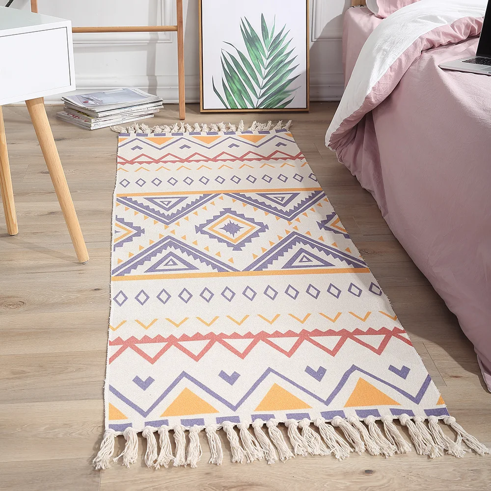 Modern simple kitchen living room printing non-slip mat