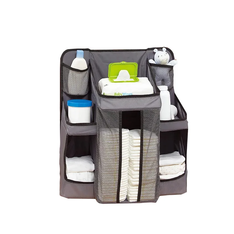 

DC-A401 Portable Hanging Diaper Organiser Storage OEM Baby Care Nursery Organizer and Diaper Caddy Organizer, Customized colors