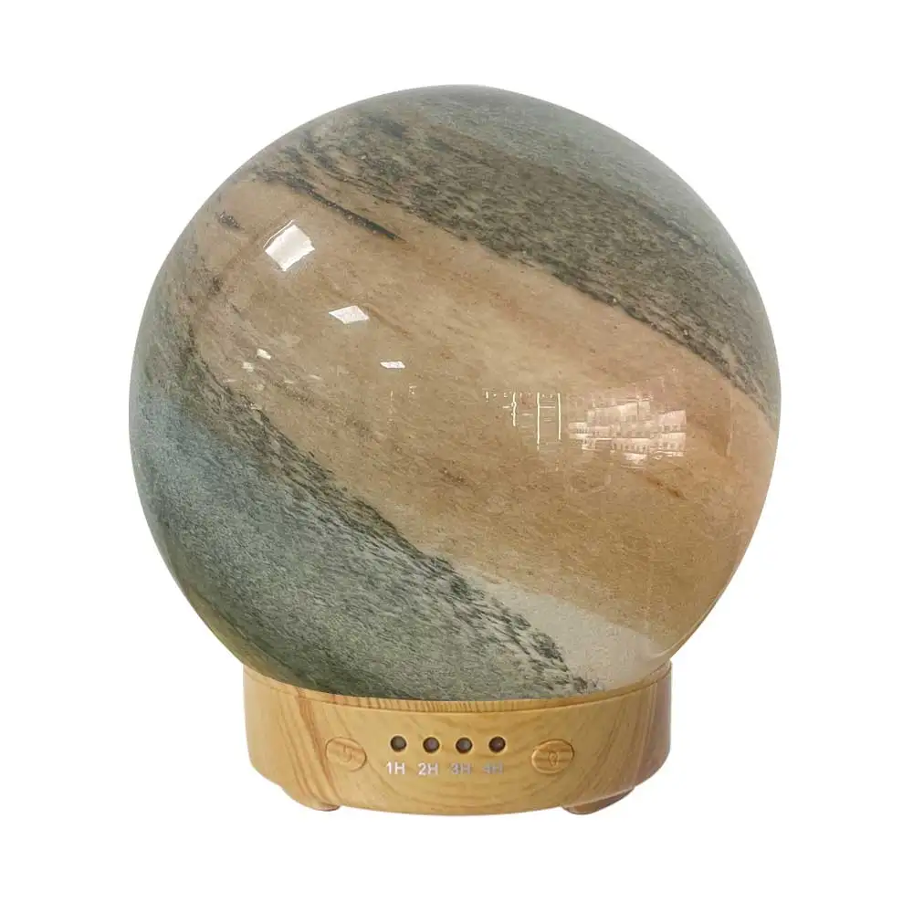 

2023 New Design Electric 3D Glass ball Air Aromatherapy Essential Oil Aroma diffuser Hand Made Glass humidifier For Home