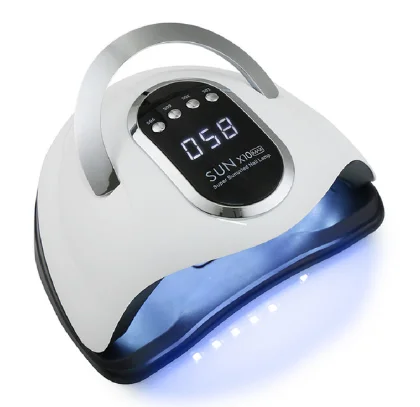 

2022 High Power SUN X10 MAX UV LED Nail Dryer Machine Portable Home Use Professional Lamp For Manicure Gel Nail Dryer, White