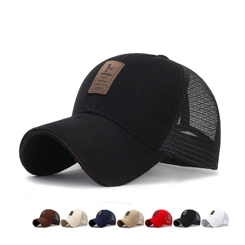 

high quality custom patch soft mesh melinin dad summer trucker sports hat