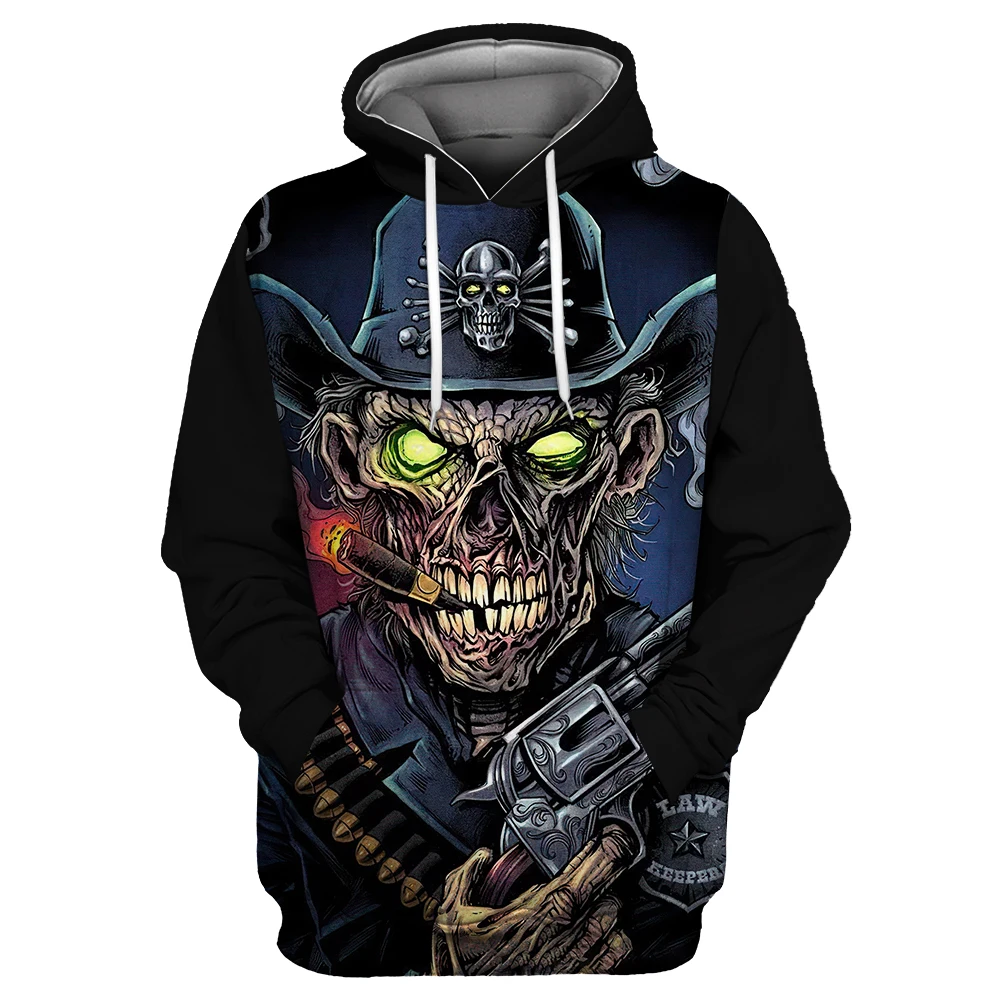 

Yoycol Drop Shipping Clothing Custom Printing Demand Mens Hoodie Gym Skull Anime Hoodies, Customized color