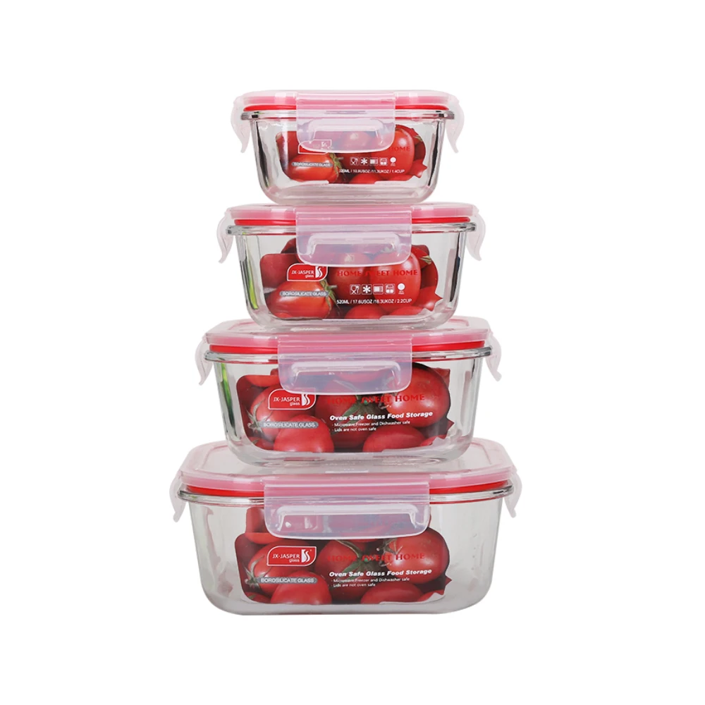 

Professional Glass Vacuum Food Storage Lunch Box Container Boxes Made In China