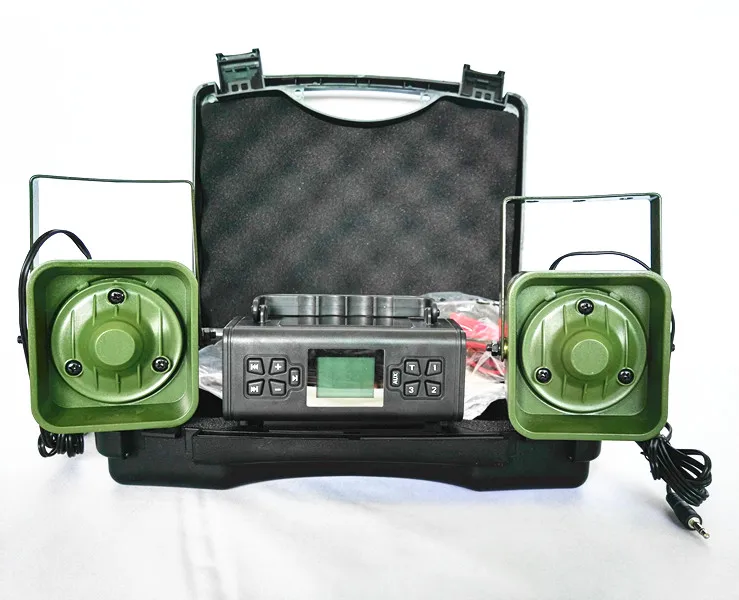 

Cheap Two 50W 150dB Bird Hunting Speakers Bird Sounds MP3 Player for Bird Hunting, Black host+army green speakers