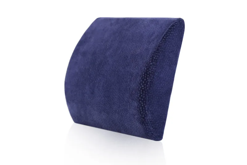 
Wholesale hot selling office chair back support Contoured Rest Lumbar Body truck seat waist memory foam pillow 
