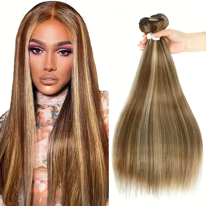 Wholesale Ombre Multi-color Virgin Mink Brazilian Human Hair Extensions Straight Long Human Hair Weave Bundles