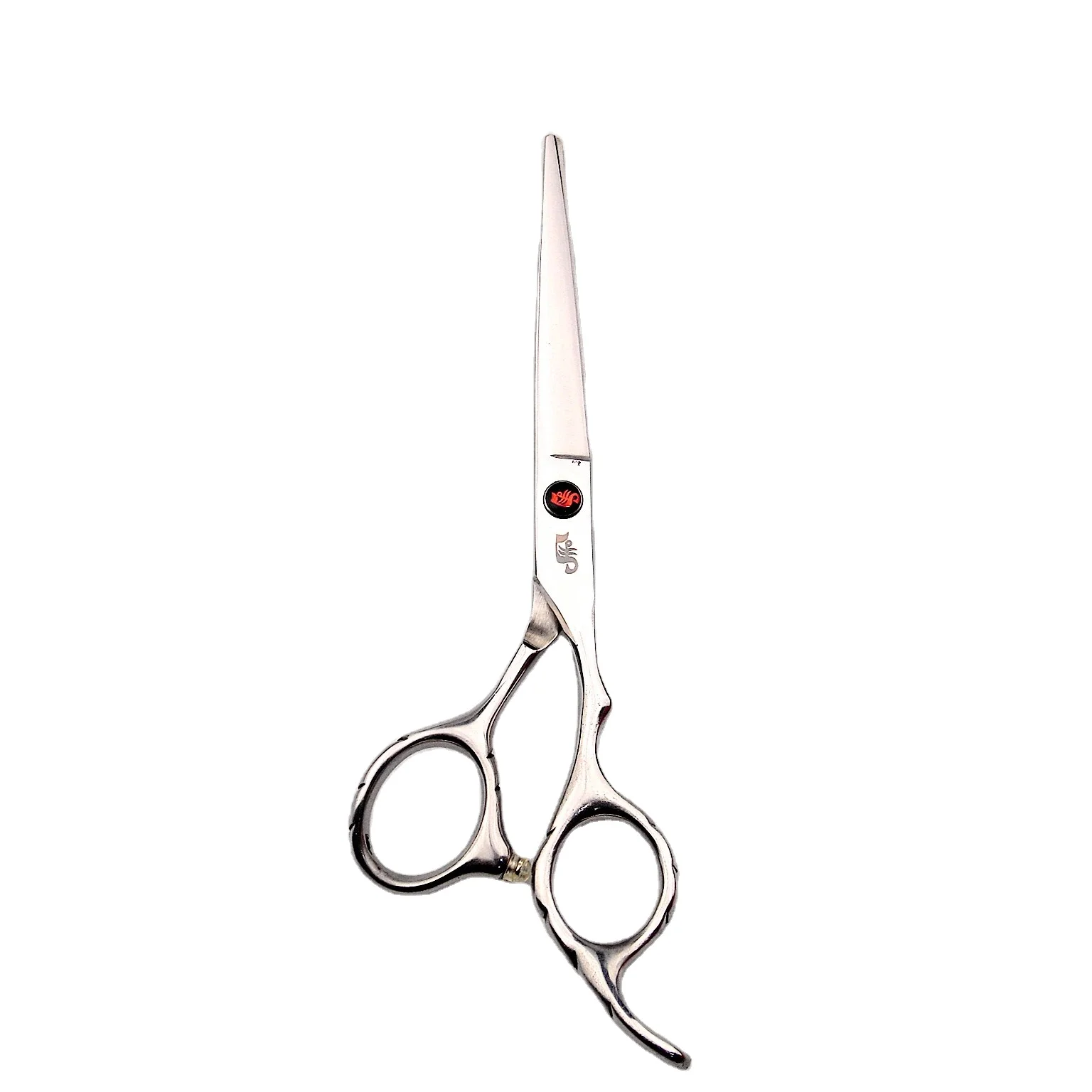 

2021 new comfortable design stainless steel high quality thinning professional barber scissors 7 inches, Silver