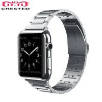 

Stainless steel strap For Apple Watch band 42mm/38mm 5/4/3 iwatch band 44mm/40mm correa link bracelet watch Accessories