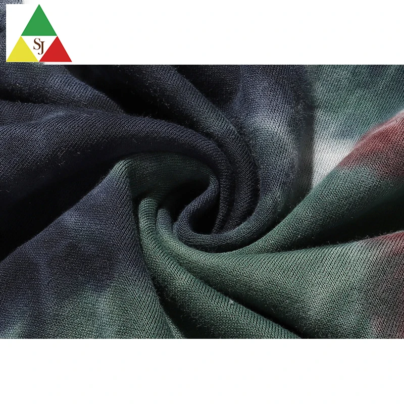 

Wholesale high quality men's sports knit long sleeve tie dye hoodie