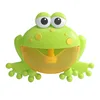 New design baby cute music bath shower fun bubble maker toys frog bubble machine