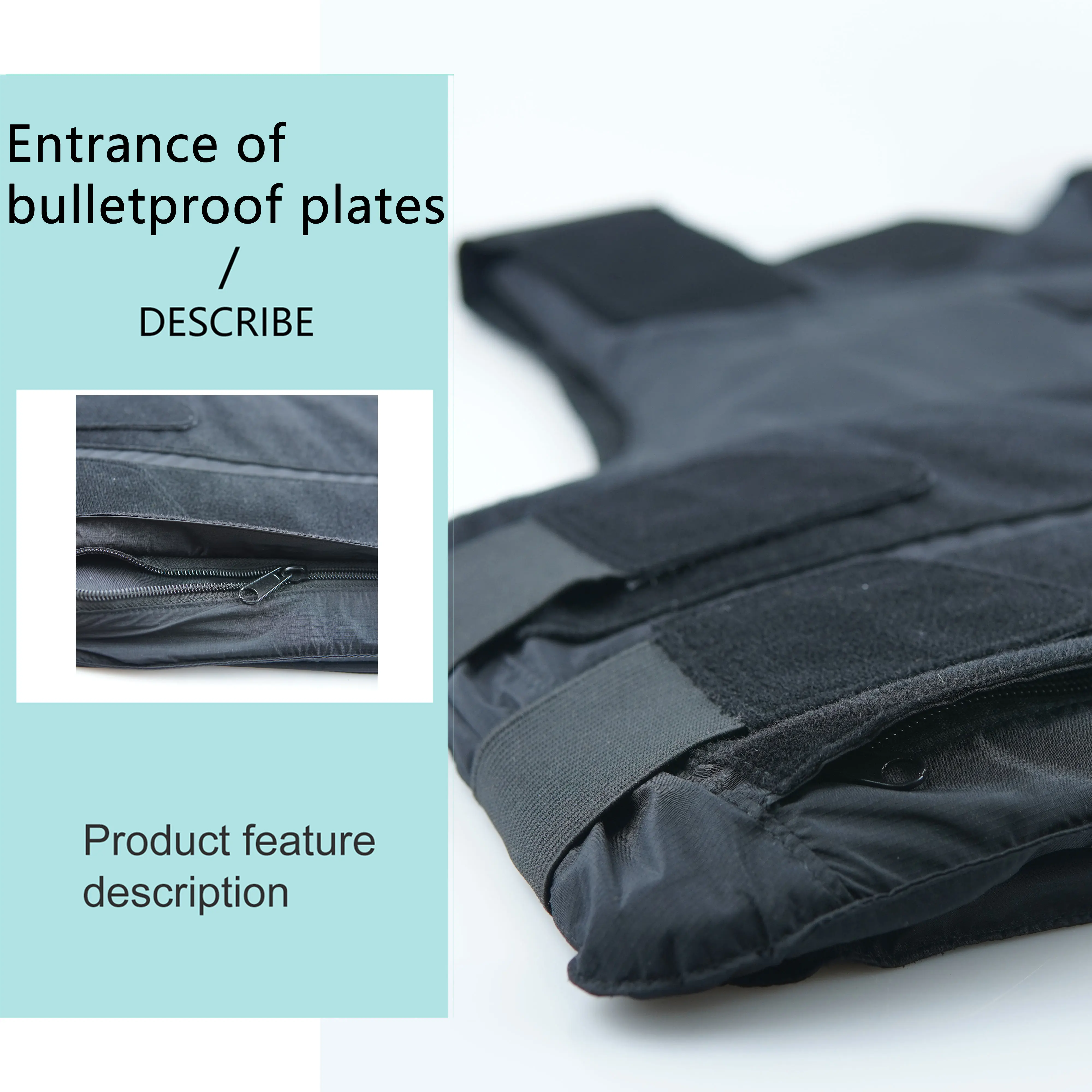 Automatic customized proof stab vest door security bulletproof with better price and quality