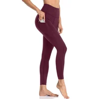 

Yoga Pants women Tights leggings Sports leggings With Pockets Running clothes Female Fitness Knee Cut Out legging