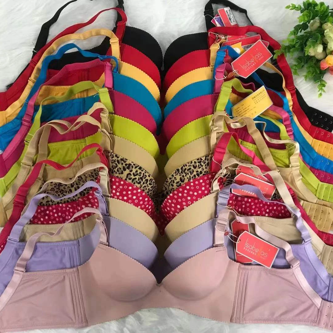 

low price mix inventory clearance stock High Quality Women Underwear sexy breathable gather elegant push up women bra