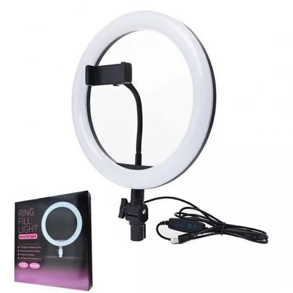 

26CM LED Ring Light Fill Natural Lamp Photo Video Dimmable Lamp,tik-tok light Selfie ring light 26cm