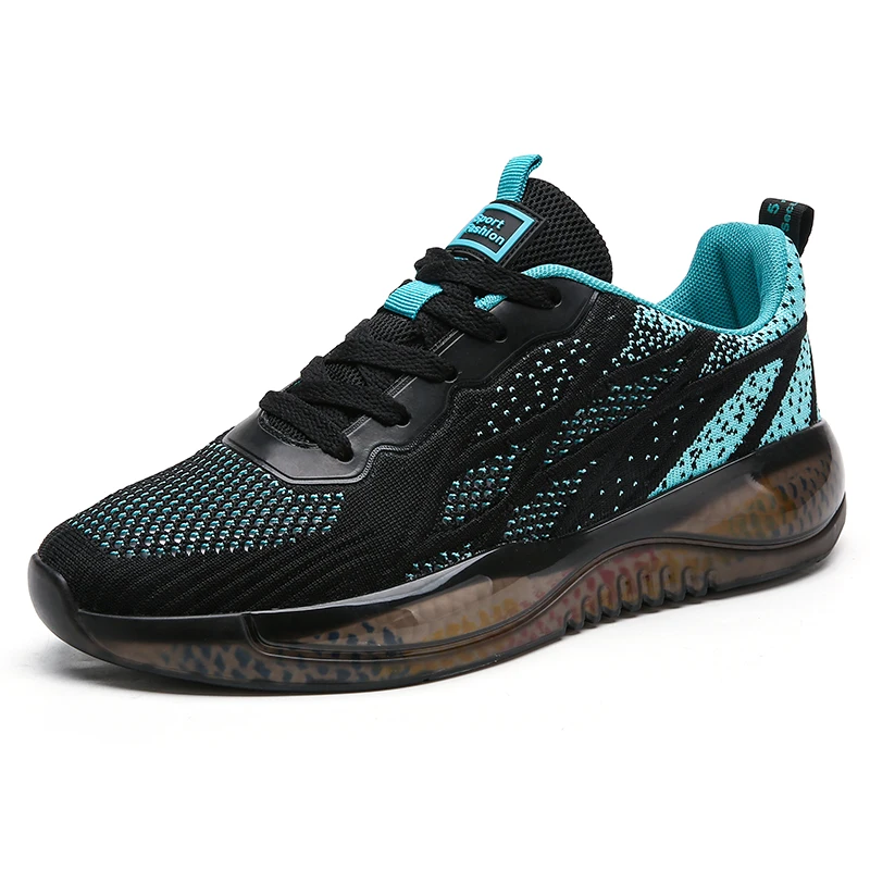 

2021 New Styles Summer Men's Fashion Air Fly Knit Runninng Shoes Ultralight breathable and comfortable sneakers, 3 colors