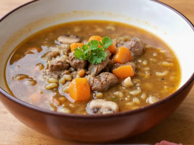 Beef Barley and Mushroom Soup: Complete Guide & Recipe