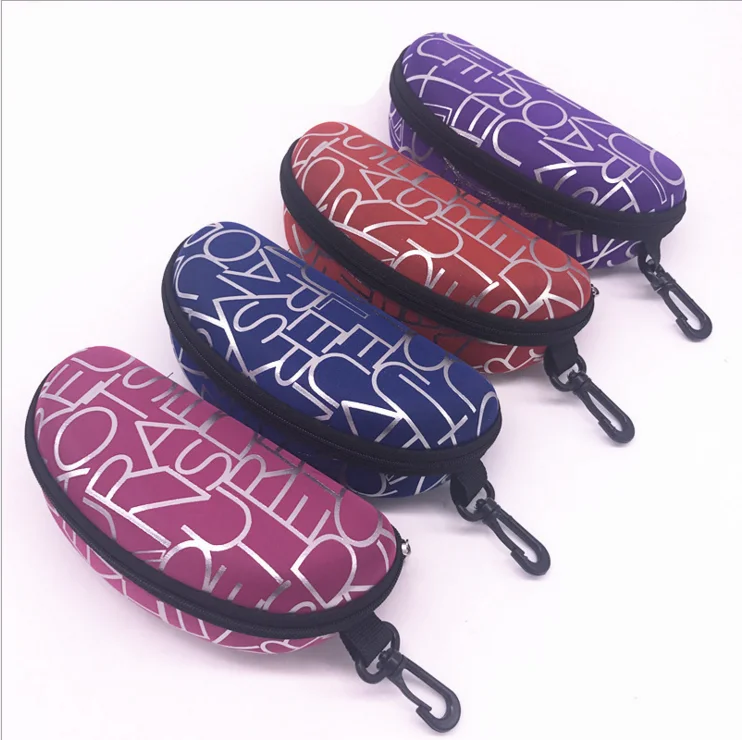 

China factory cheap glasses case Iron black metal glasses case high quality sunglasses eyeglasses case