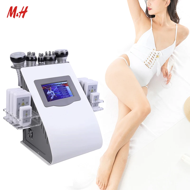 

laser 40K Ultrasonic liposuction cavitation slimming machine, White