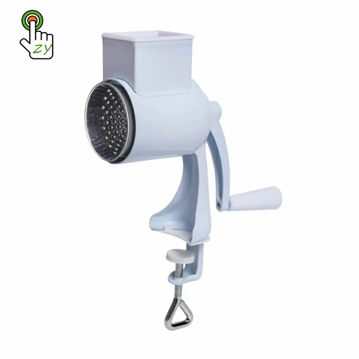 Wholesale Kitchen Supplies Rotary Cheese Grater Manual Multifunctional Drum Vegetable Cutter