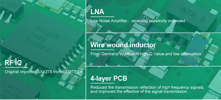 Cleqee-2 E32-433T30S SX1278 SMD 30dBm 1W 8km Long Range Wireless Receiver IPX Transceiver LoRa 433mhz Rf Module - ANKUX.COM