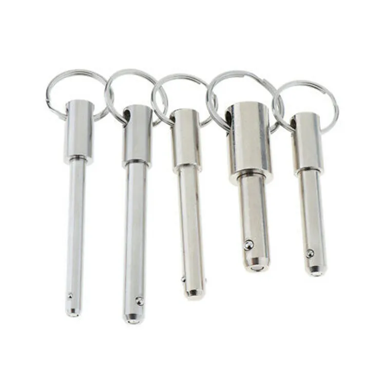 Detent Ball Lock Pin Threaded Stainless Steel Wire Linch Pin Pins For ...