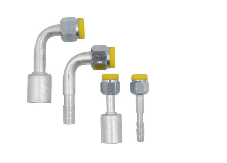 Straight 45 90 Degree Female Male Aluminium Car Hydraulic Ac Hose