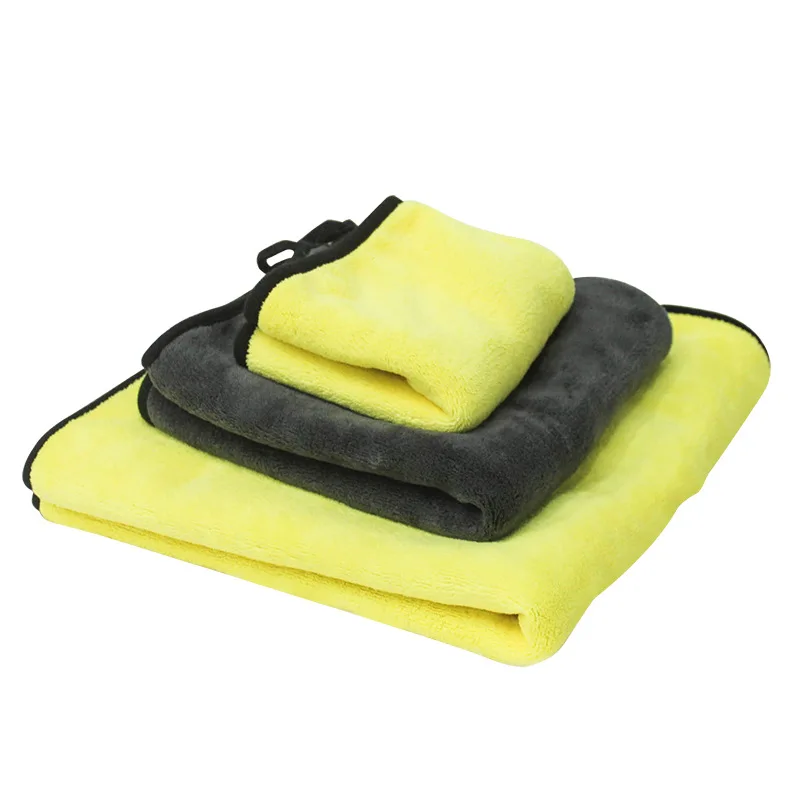 

Cat Crofiber Pet Towel Plus-Sized Thickened Pet Quick-Drying Towel Large Shower Supplies For Dog Towel Robe, Yellow
