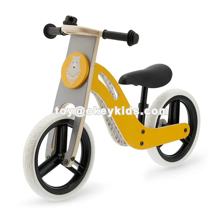 2021 New Design Mini Wooden Yellow Balance Bike For Kids W16c282 Buy