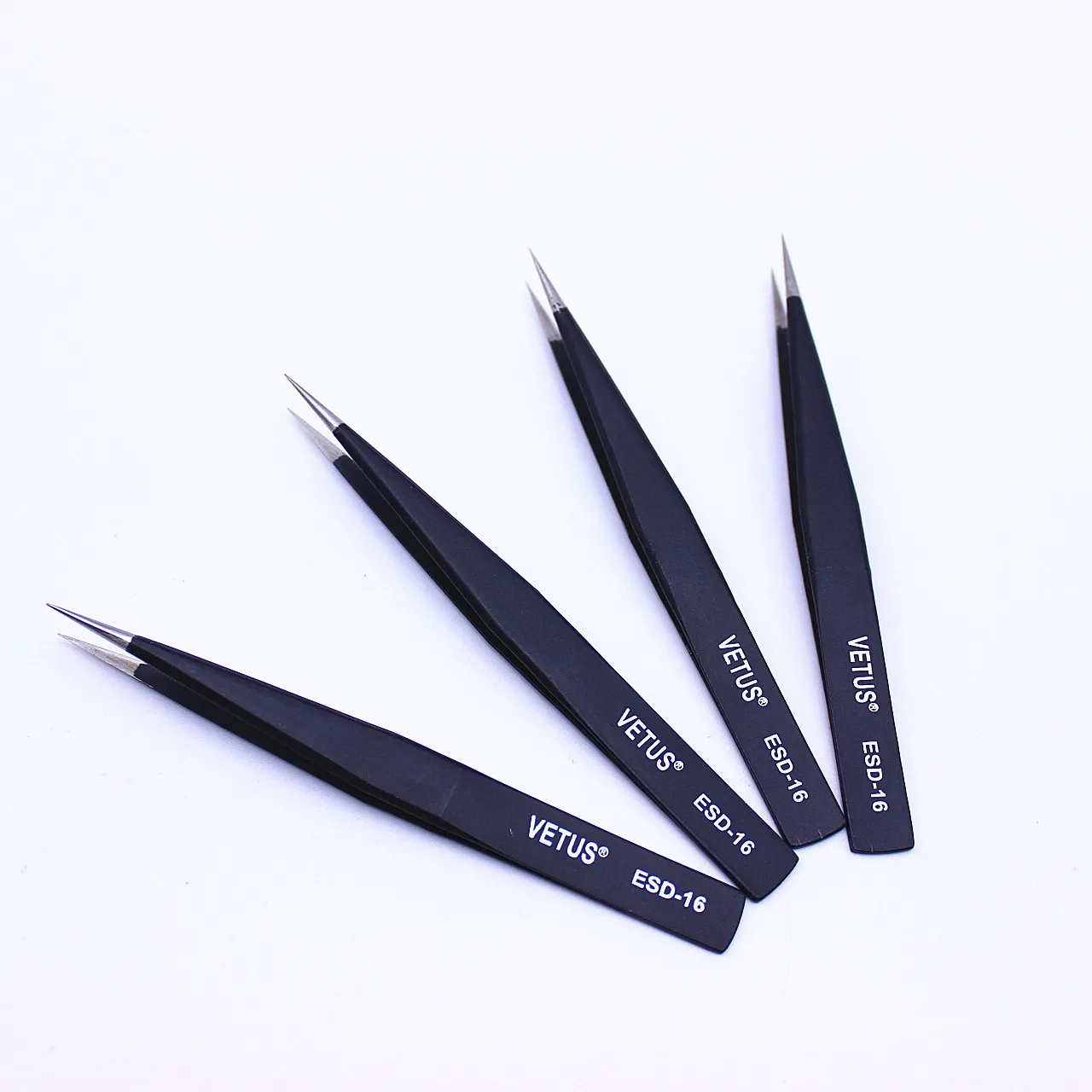 

lava beauty high-quality vetus ESD tweezers wholesale manufacturer ESD-16 eyelash extension tweezer adhesvie tweezer