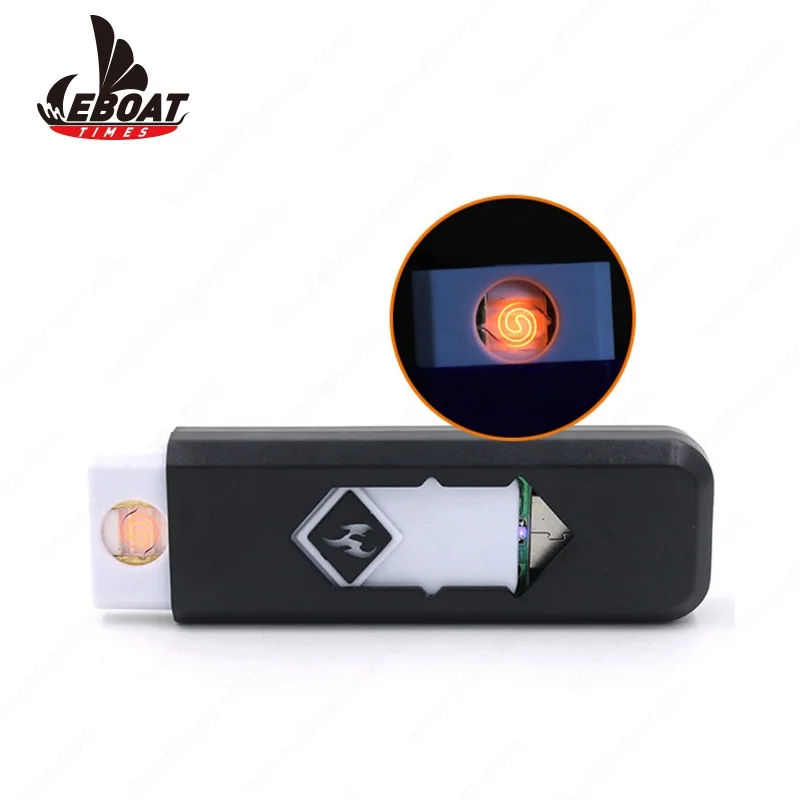 Amazon bestseller Eboattimes custom logo rechargeable electric Egg 03 usb coil cigarette lighter