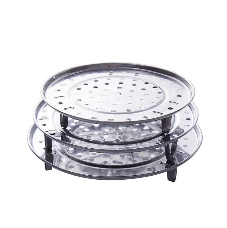 

Household Stainless Steel Triangular High-foot Steaming Plate