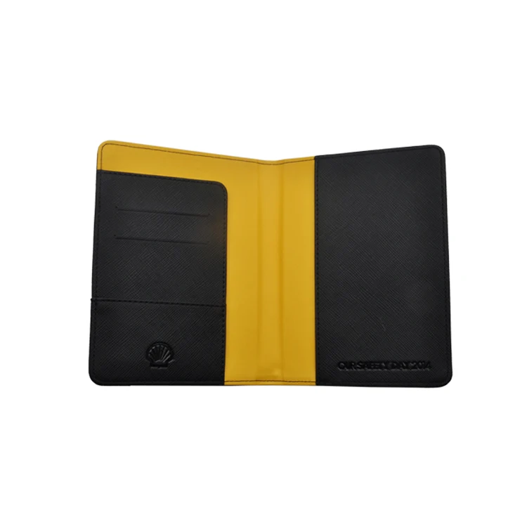 

Wholesale Personalized Sublimation Slim Travel Wallet Saffiano Pu Leather Visa Rfid Blocking Passport Card Holder Cover, Optional
