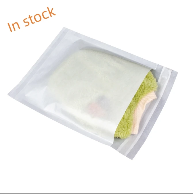 Low MOQ Glassine Paper Bag Oil-Proof Glassine Waxed Bag Disposable Self-Adhesive Paper Packaging Bag