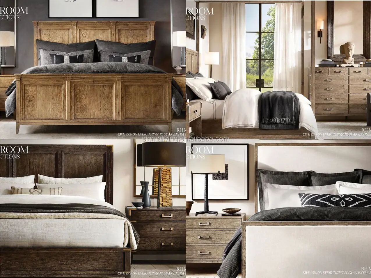 Hotel home luxury wood bedside table indoor furniture bedside table nightstand