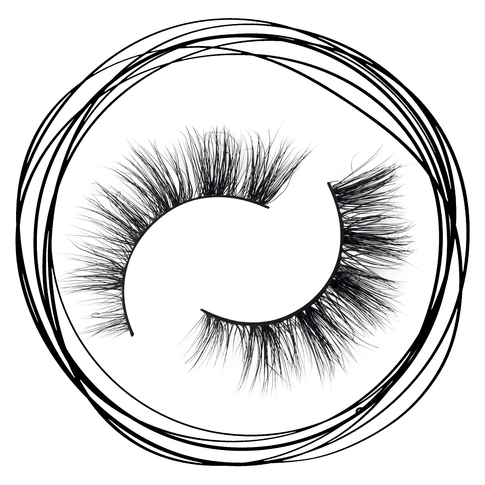 

eyelashes manufacturer wholesale eyelashes strips 15mm mink eyelash, Natural black color