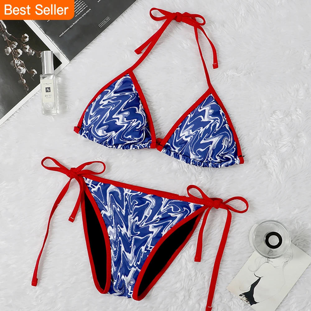 

2021 swim suit custom luxury bathing suits sexy two piece bikini letter print designer swimsuits famous brands women swimwear, Mix