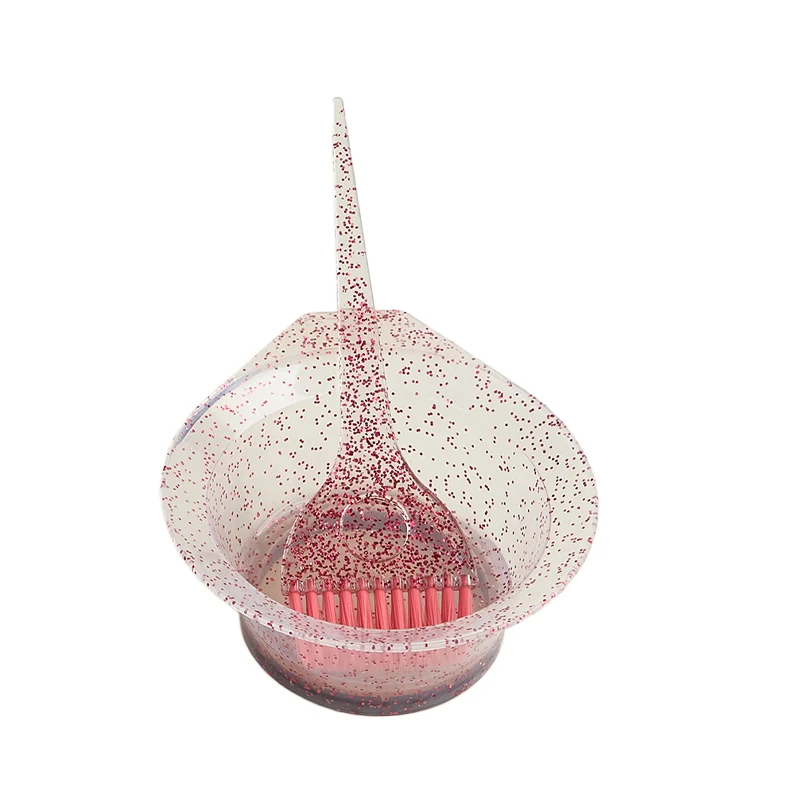 

Color hair dyeing set glitter bowl crystal baking oil brush hair salon and hairdressing tools