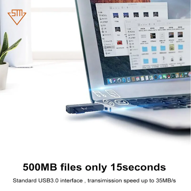 High Quality Mini Super Speed 5Gbps USB 3.0 Micro SDXC SD TF Card Reader Adapter - ANKUX.COM