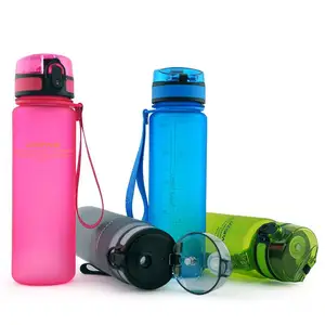 Image of 1000ml High Quality Leak Proof Bpa Free New Eco friendly Filp Top Water Filtration Sports Plastic Water Bottles