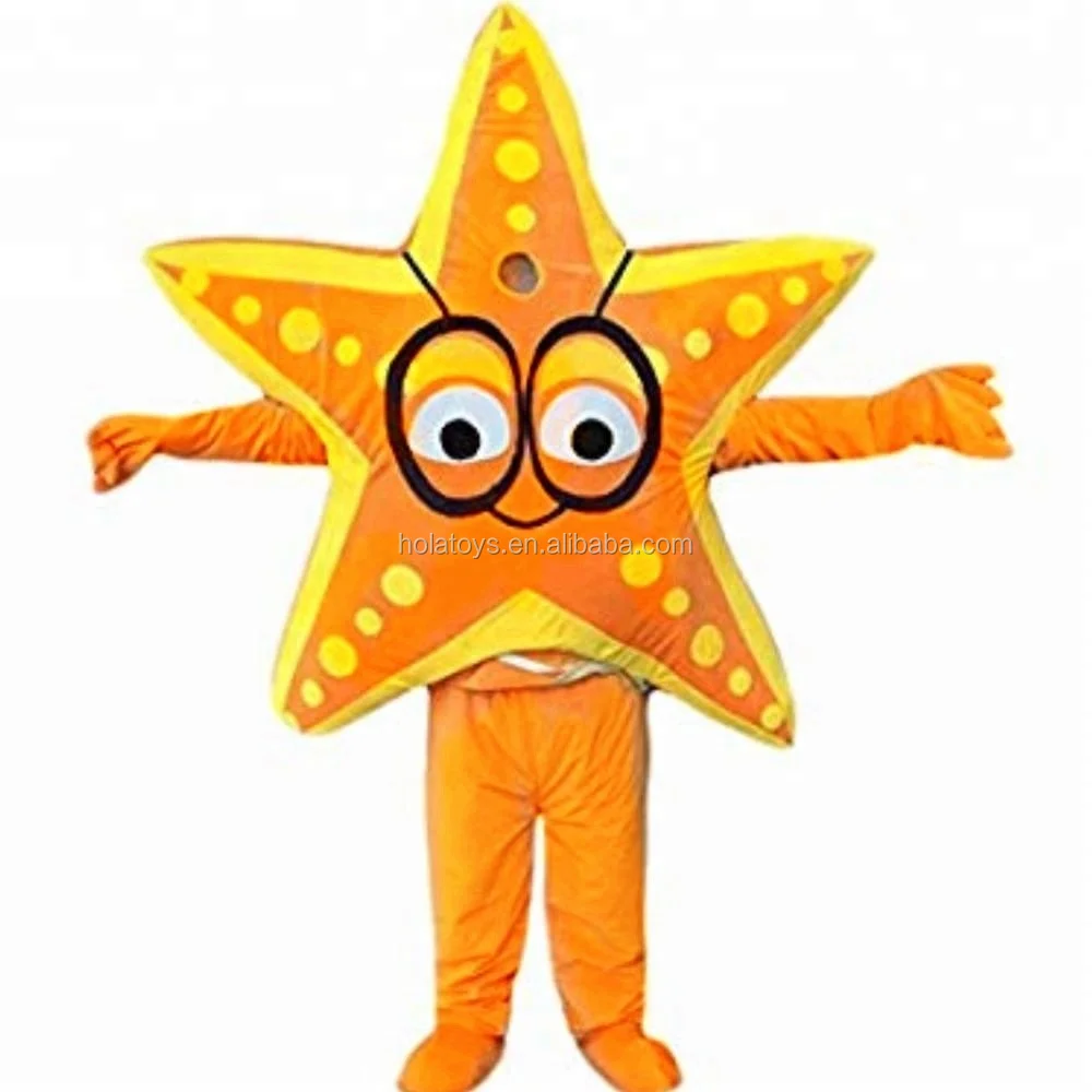 Shine Yellow Sea Starfish Mascot Costume/animal Mascot Costumes - Buy  Mascot,Mascot Costumes,Starfish Mascot Costume Product on 