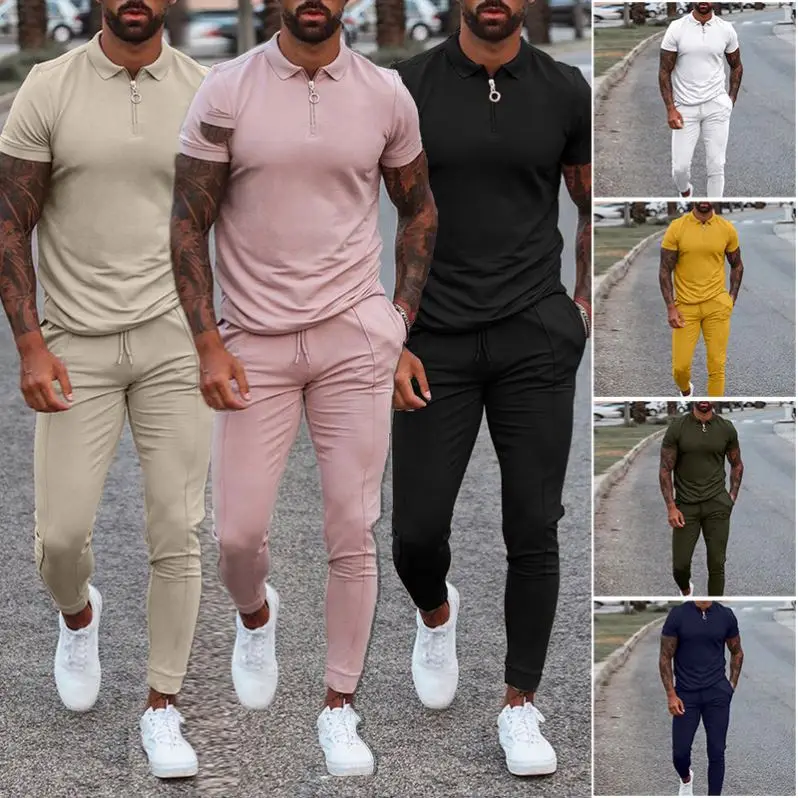 

Wholesale sports clothing Men Summer Short Set Unique Style Men Short Sets Men Outfits, As picture