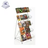 Metal wire book greeting card rack display