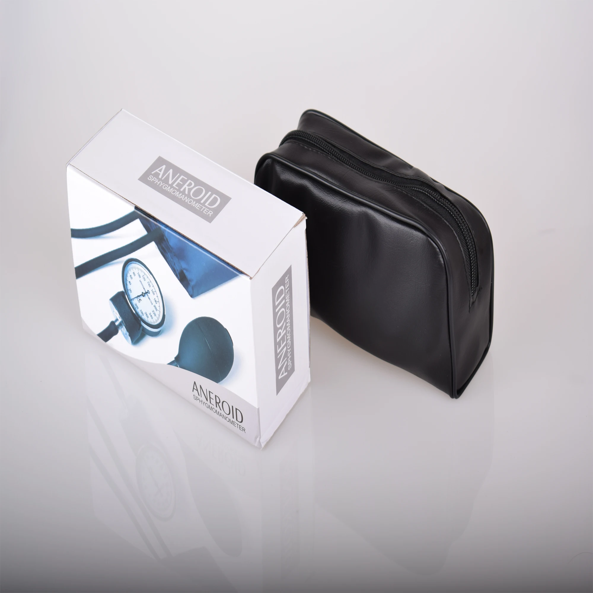 
Adult Pocket Aneroid/Scope Kit-Professional manual blood pressure monitor Sphygmomanometer with Durable Carrying Case 