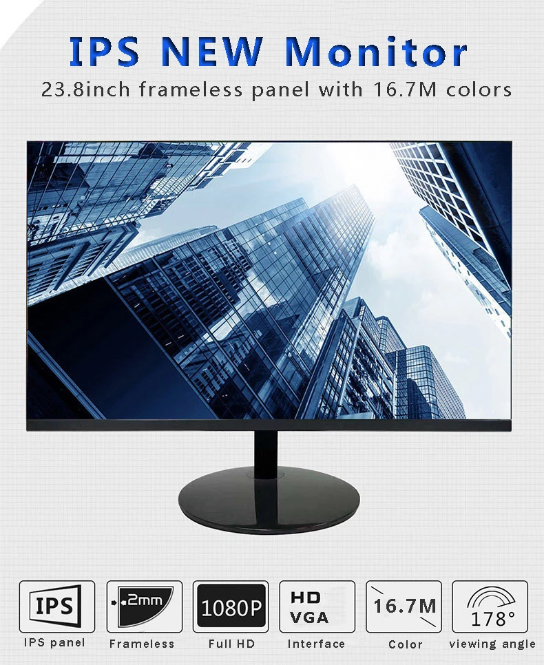 24 Inch Led Hd Display 1920*1080 Ips Desktop Computer Monitor Buy 24