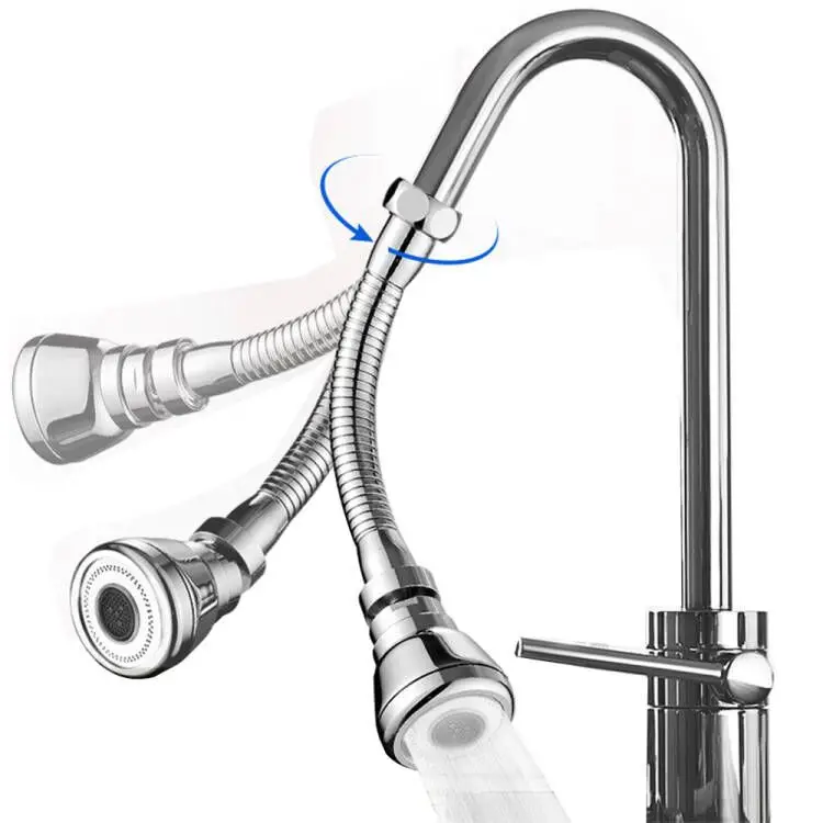 Hot Sales Flexible Faucet Kitchen Sink Universal Faucet Aerator Brass Tap Water Saving Nozzle Filter Adapter