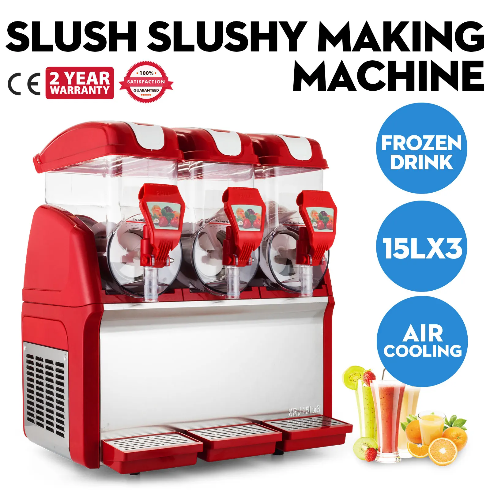 Factory Direct Sale Ykf8228h Commercial 3 Flavors Soft Ice Cream Maker