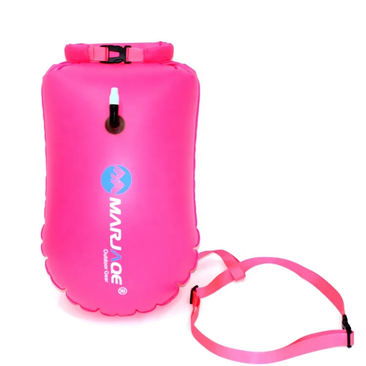 

Thickened PVC Inflatable Safety Buoy Dry Bag Safety Floating Air Bags Rafting Rescue Swimming Bag, Customized color