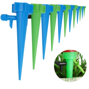 Image of Indoor Outdoor potted Adjustable Self Watering Plastic Bottle Automatic Garden Plants Drip Irrigation Slow Release System